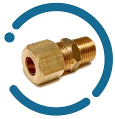 brass male connector