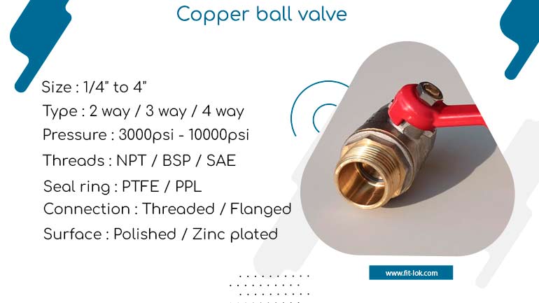 Copper ball valve