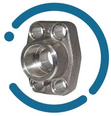 Flat face SAE flange