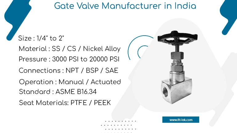 Gate valve manufacturer in India