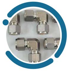 Hastelloy metal high pressure compression fittings