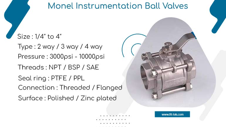 Monel ball valve