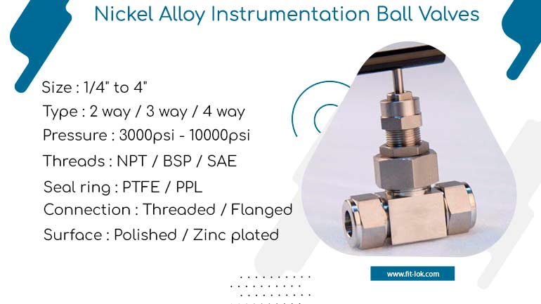 Nickel ball valve
