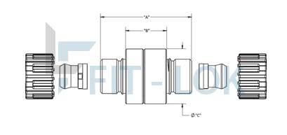 Polytetrafluorethylene Check Valve Dimensions