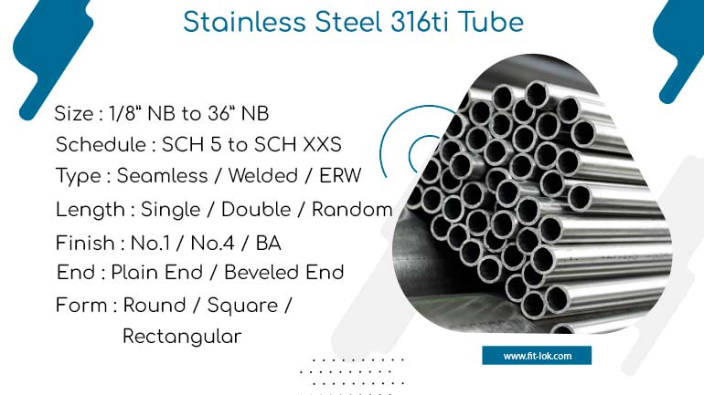 Stainless Steel 316ti Tube