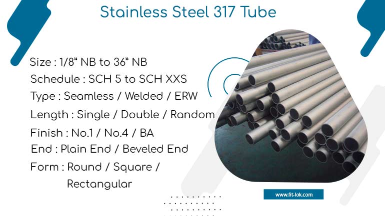 Stainless Steel 317 Tube