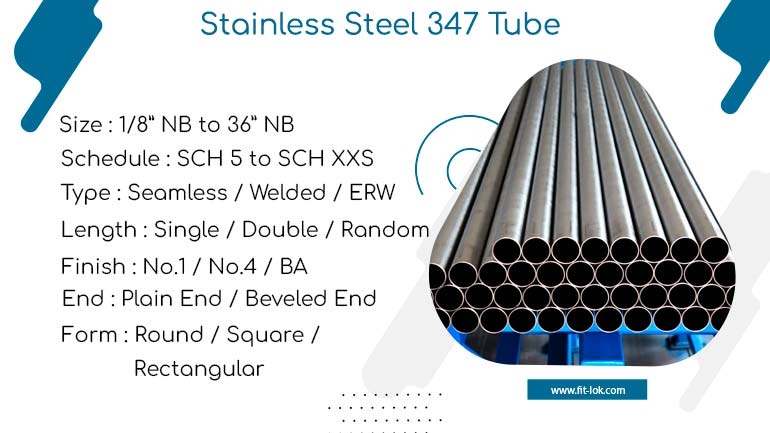 Stainless Steel 347 Tube