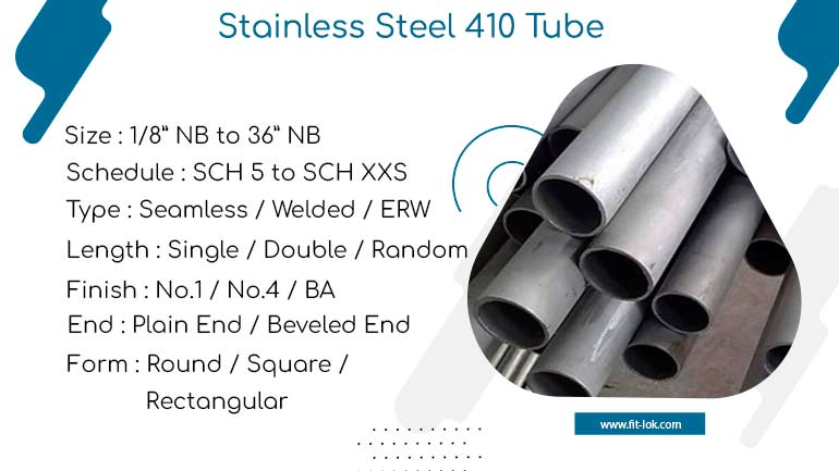 Stainless Steel 410 Tube