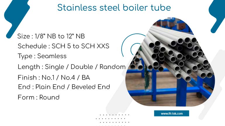Stainless steel boiler tube