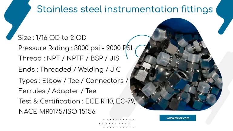 Stainless Steel Instrumentation Tube Fittings
