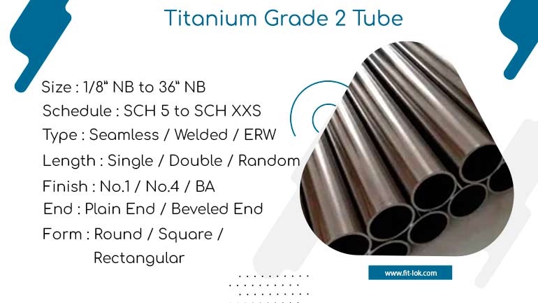 Titanium Grade 2 Tube