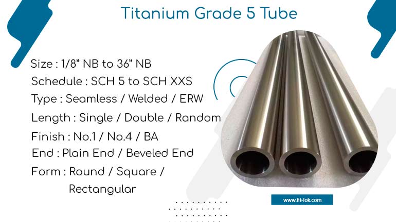 Titanium Grade 5 Tube