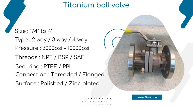 Titanium ball valve