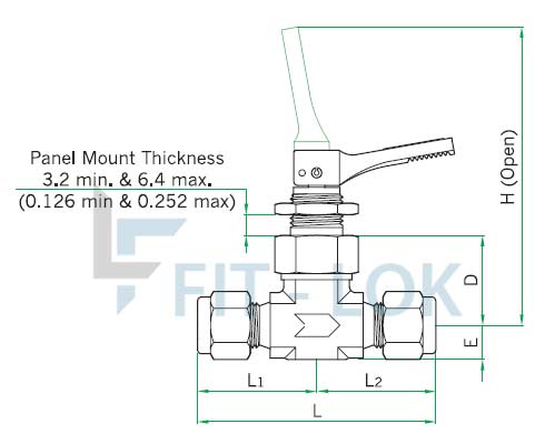 Digram of Toggle Air Control Valve